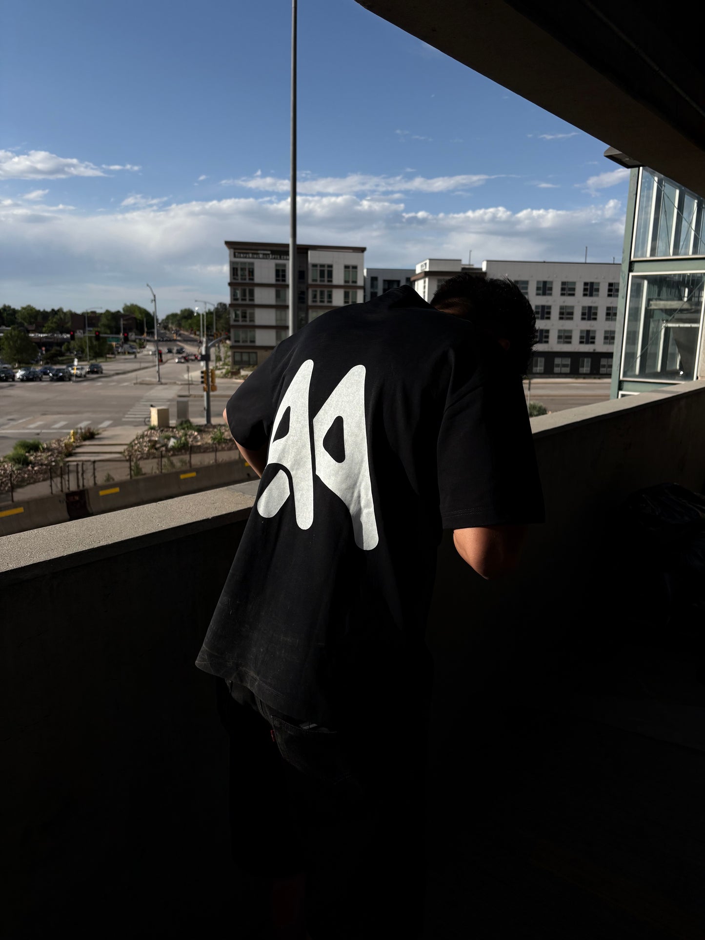 A.A. Oversized Tee Black