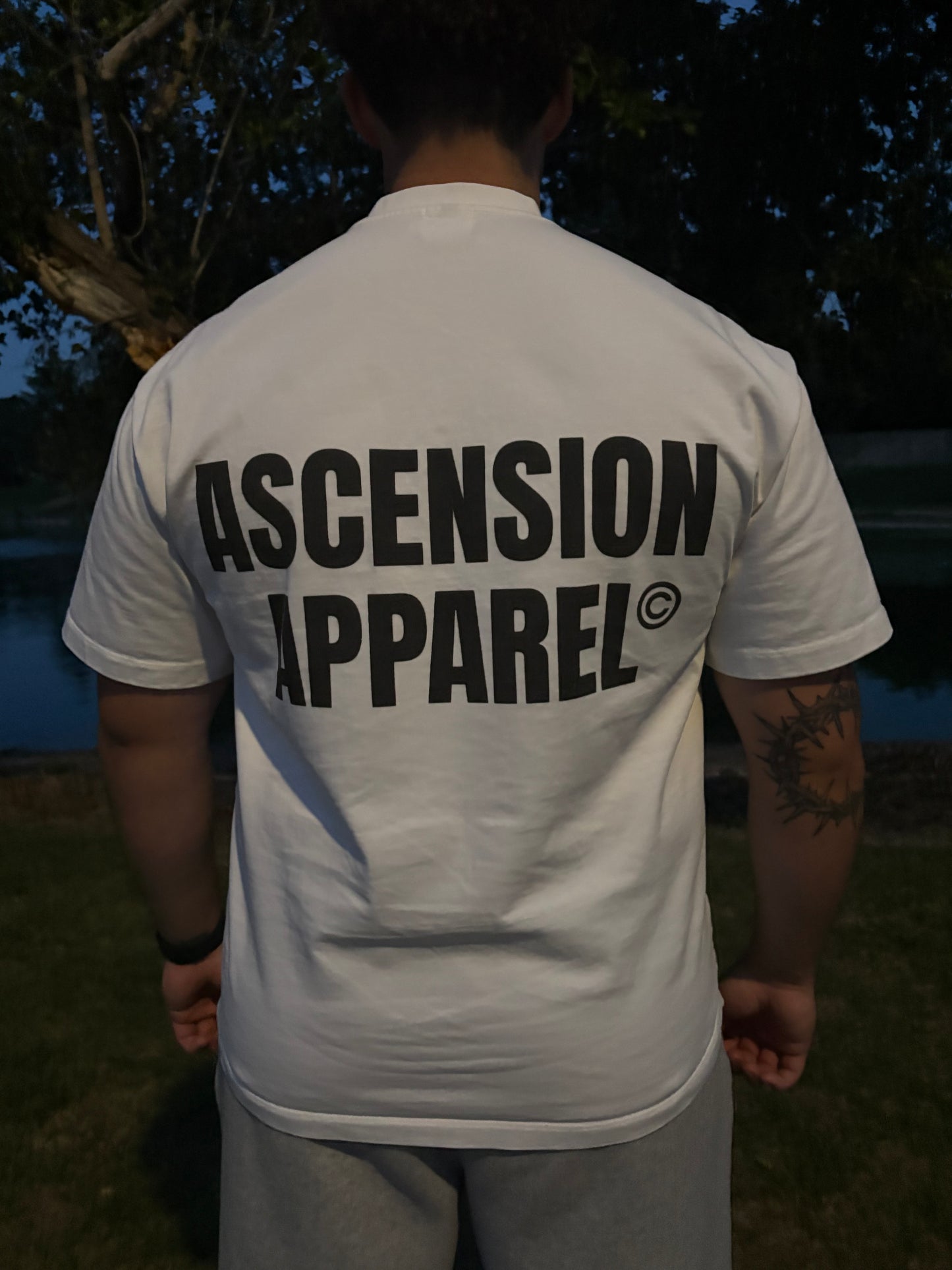 Three Crosses Oversized Tee