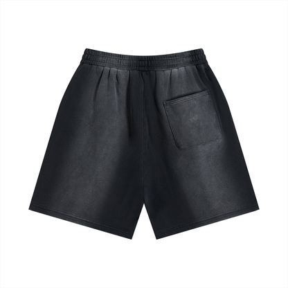 A.A. Sun Fade Distressed Shorts